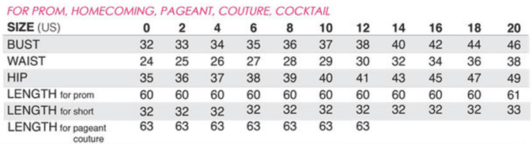 Allan Size Chart