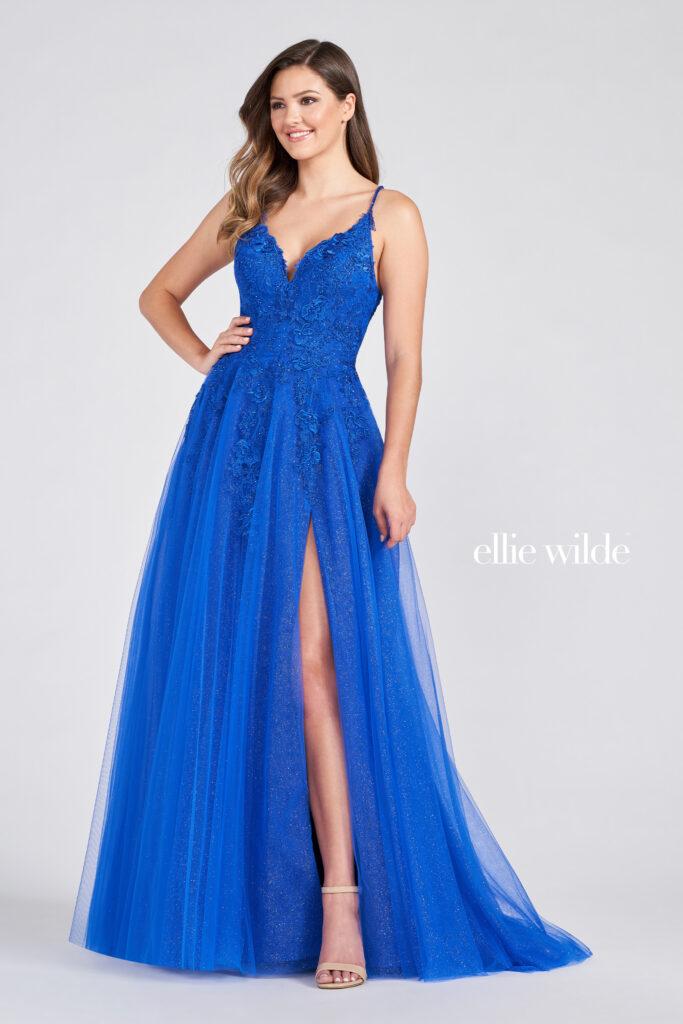Embroidered Ball Gown by Ellie Wilde EW122014 - Gowntastic