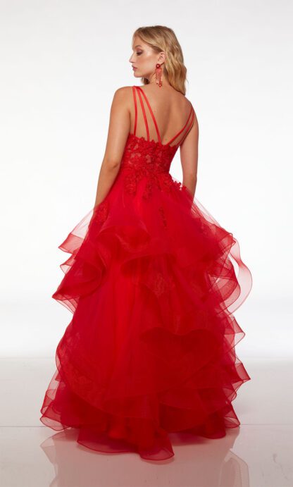 Tulle Layered Ballgown by Alyce Paris 61476 - Image 3